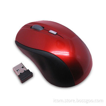 Wireless Mouse with 10m Working Distance and 2.4GHz Radio Frequency